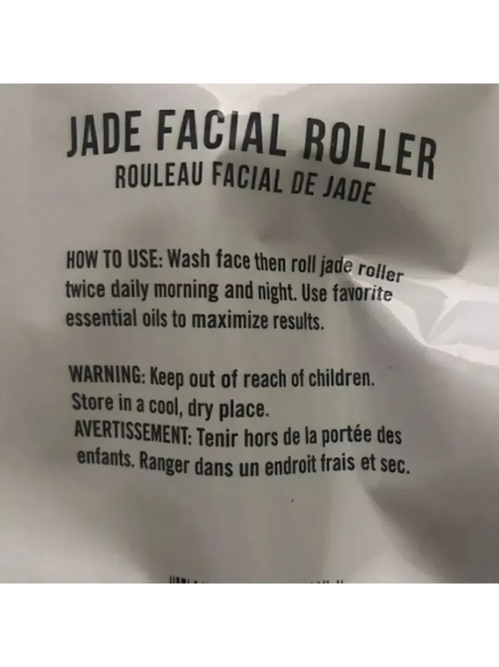 Jade Facial Roller by My Beauty Spot Reduce Wrinkles NEW Sealed